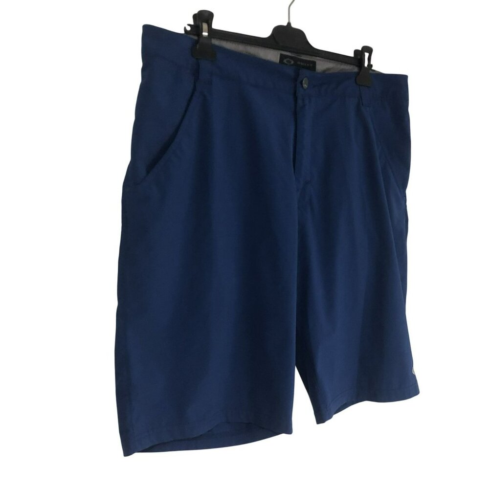 Oakley Shorts Casual Lightweight & Breathable With Pockets Mens Blue Size 38W - Picture 3 of 13